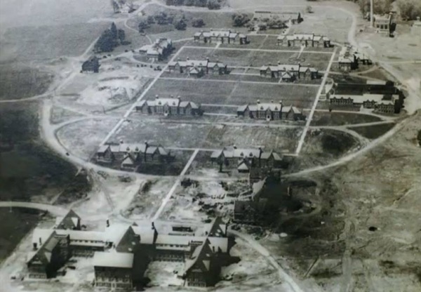 Historical image of the Marlboro State Hospital original campus.